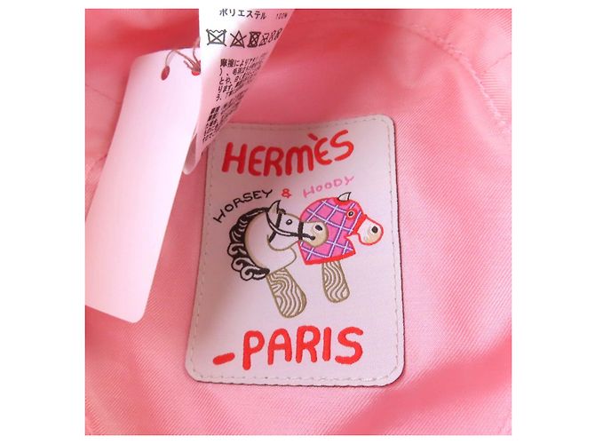 Sombrero de algodón Calvi Seashell de Hermès Rosa - vista 7