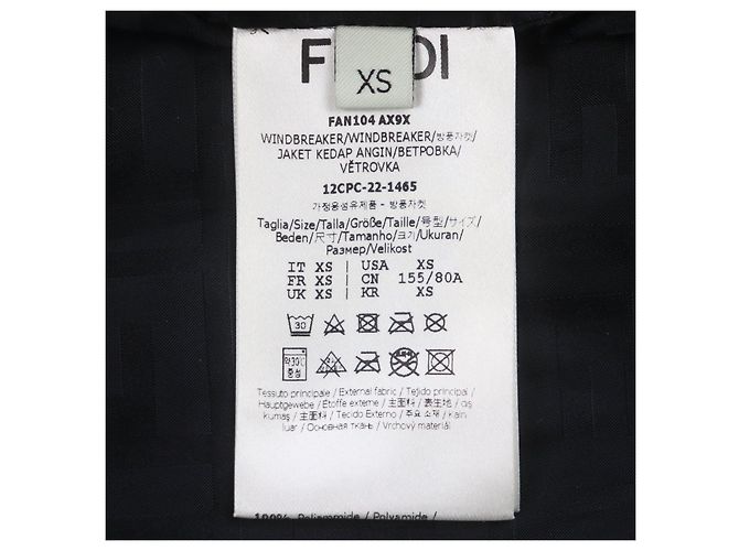 Chaqueta Bomber de Nylon Fendi×Marc Jacobs Negro - vista 8