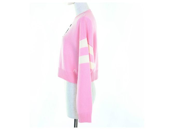 Miu Miu MIUMIU Unicorn Wollstrickpullover Pink - Ansicht 2