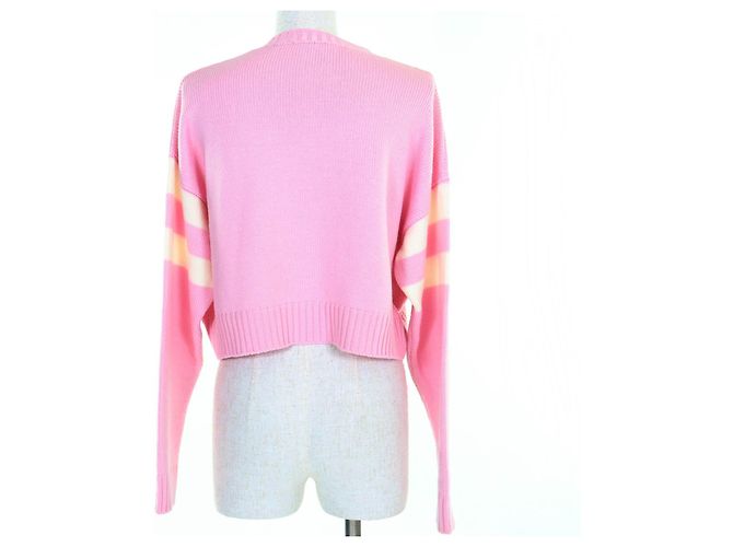 Miu Miu MIUMIU Unicorn Wollstrickpullover Pink - Ansicht 3