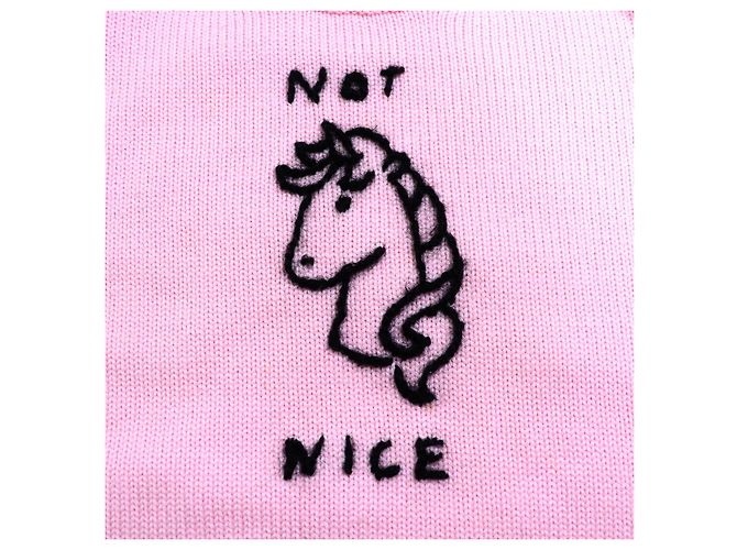 Miu Miu MIUMIU Unicorn Wollstrickpullover Pink - Ansicht 5