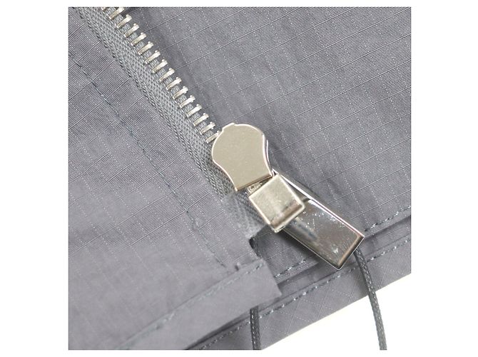 Dior Meilleur Gilet Zippé Multi Poches en Nylon Gris - vue 7
