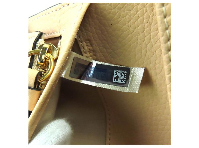 Chloé Chloe Darryl Leder Langbörse Beige - Ansicht 9