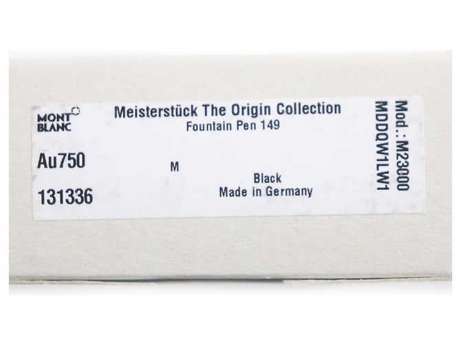 Montblanc Meisterstück Au750 Füllfederhalter Schwarz - Ansicht 14