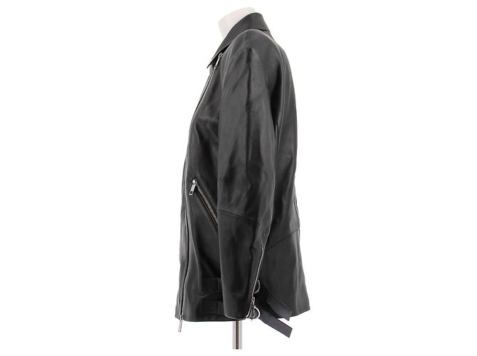 Autre Marque Perfekt aus schwarzem Leder - Ansicht 4
