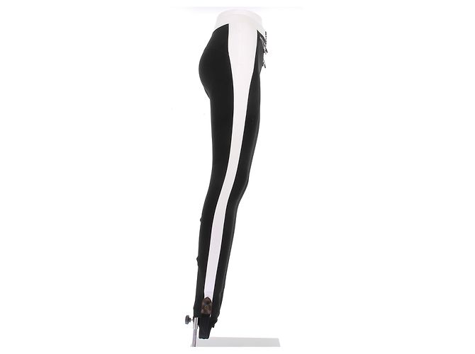 Leggings bicolore Louis Vuitton neri Nero - vista 3