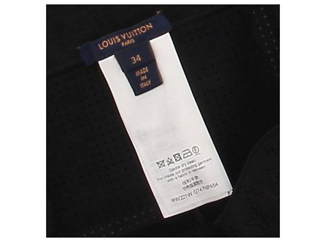 Louis Vuitton Hose Schwarz Polyester Größe 34 - Ansicht 5