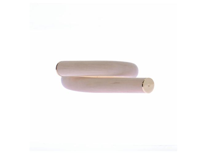 Bracciale Louis Vuitton in legno beige - vista 4