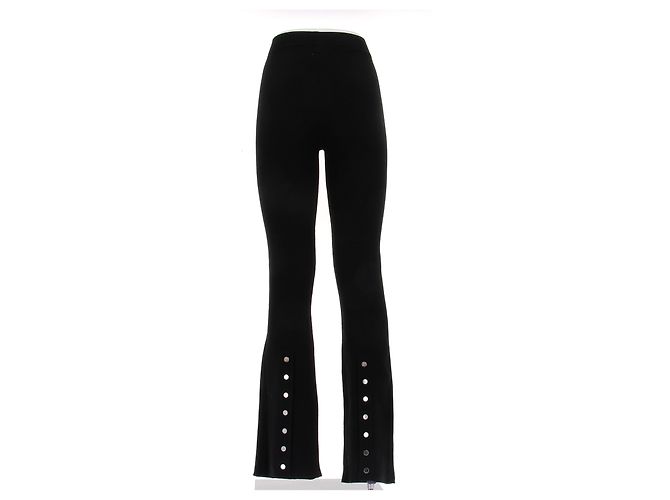 Leggings de malha preta Paco Rabanne Preto - vista 2
