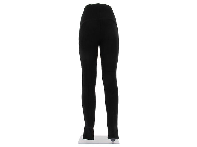 Alaïa Legging de lã preta Preto - vista 2