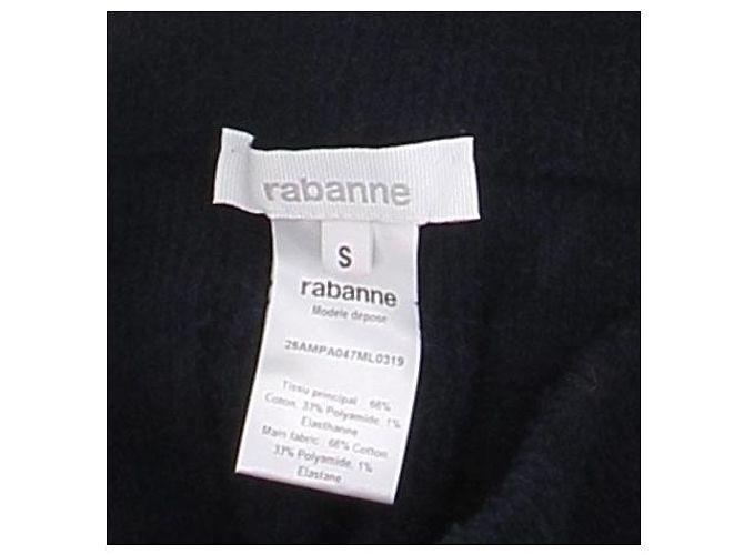 Paco Rabanne Frottee-Hose Marineblau - Ansicht 5