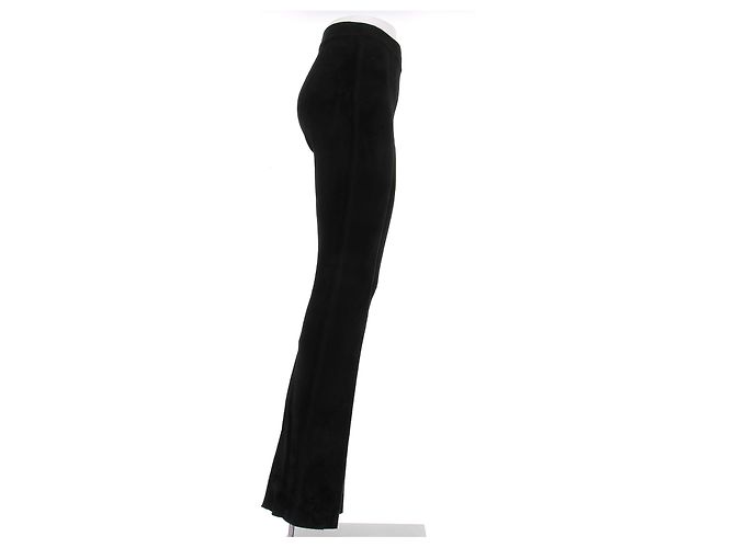 Phoebe Philo Schwarze Hose aus Polyamid Größe 34 - Ansicht 3