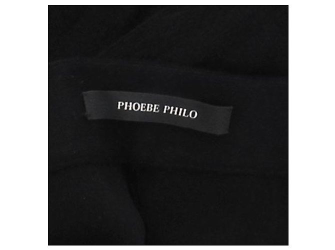 Phoebe Philo Schwarze Hose aus Polyamid Größe 34 - Ansicht 5