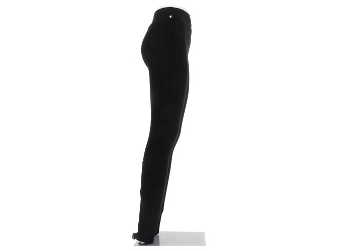 Louis Vuitton Leggings de malla negra Negro - vista 3