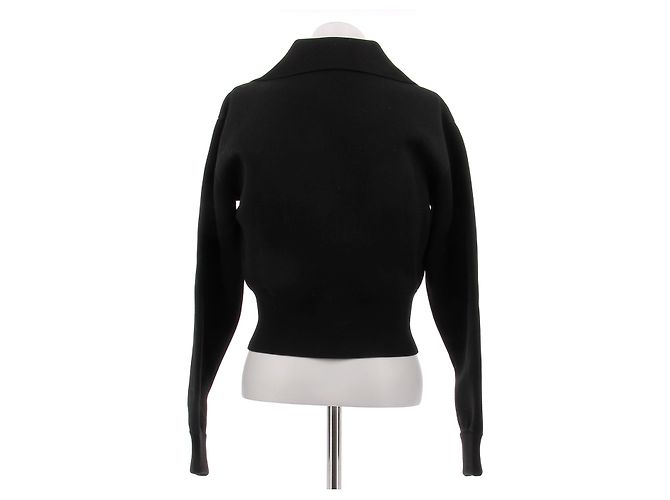 Jersey corto de seda negro Louis Vuitton XS - vista 2