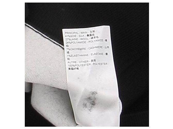 Jersey corto de seda negro Louis Vuitton XS - vista 6