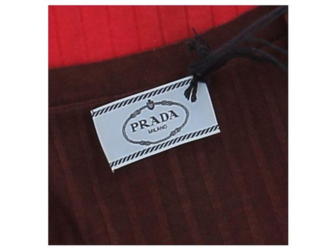 Prada Mehrfarbiger Wollcardigan Mehrfarben - Ansicht 5