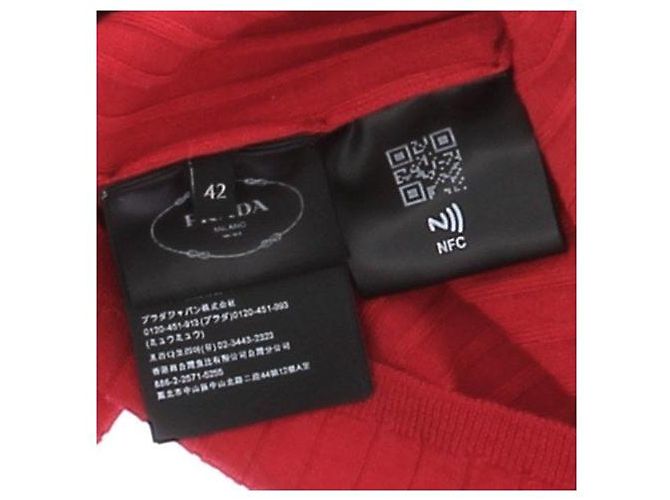 Prada Mehrfarbiger Wollcardigan Mehrfarben - Ansicht 6