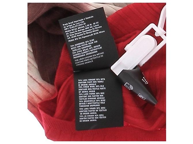 Prada Mehrfarbiger Wollcardigan Mehrfarben - Ansicht 7