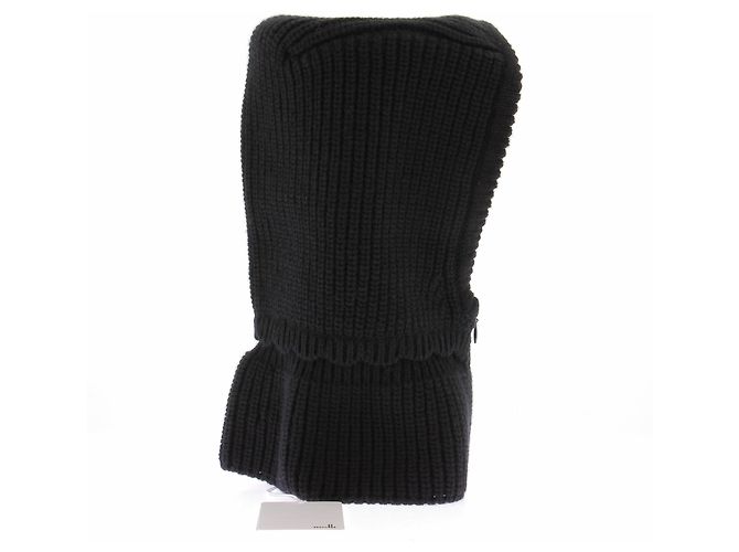 Autre Marque Balaclava in lana nera MOLLI Nero - vista 3
