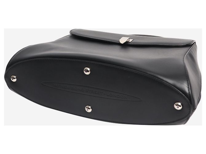 Autre Marque Borsa a mano in pelle nera Nero - vista 8