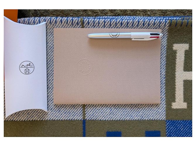 Couverture Hermès Avalon III - Bleu/Gris/Olive - vista 9