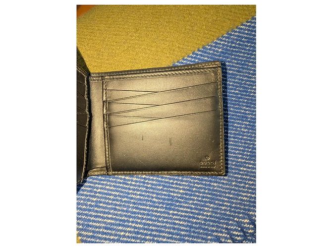 Portafoglio Gucci Kingsnake GG Supreme Marrone Nero Rosso Multicolore - vista 7