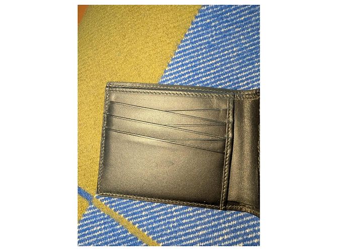 Portafoglio Gucci Kingsnake GG Supreme Marrone Nero Rosso Multicolore - vista 8