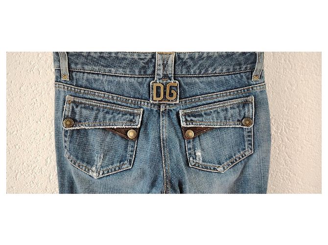 Dolce & Gabbana Vaqueros Denim 5 Bolsillos Azul - vista 4