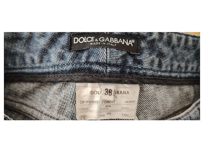 Dolce & Gabbana Vaqueros Denim 5 Bolsillos Azul - vista 5