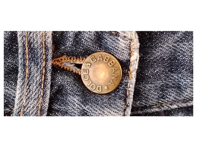Dolce & Gabbana Vaqueros Denim 5 Bolsillos Azul - vista 7