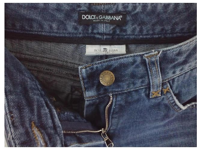 Dolce & Gabbana Vaqueros Denim 5 Bolsillos Azul - vista 8