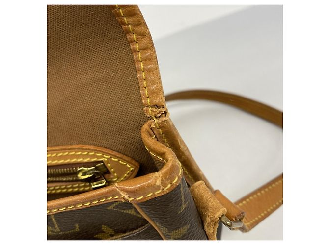Borsa a Spalla Gibeciere PM Monogramma Louis Vuitton Marrone - vista 6