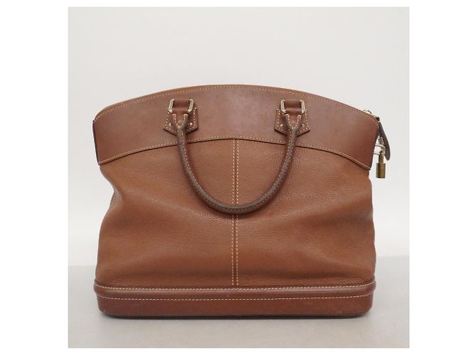 Borsa Lockit MM Suhali di Louis Vuitton Marrone - vista 14