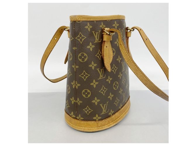 Borsa Tote Bucket PM Monogram Louis Vuitton Marrone - vista 2
