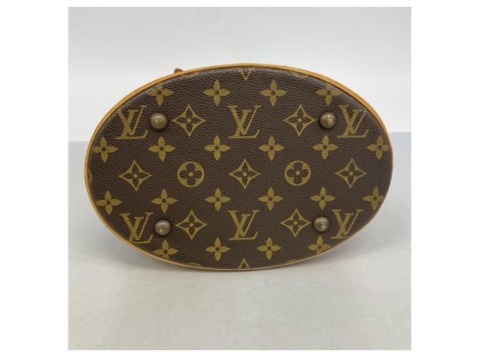 Borsa Tote Bucket PM Monogram Louis Vuitton Marrone - vista 3