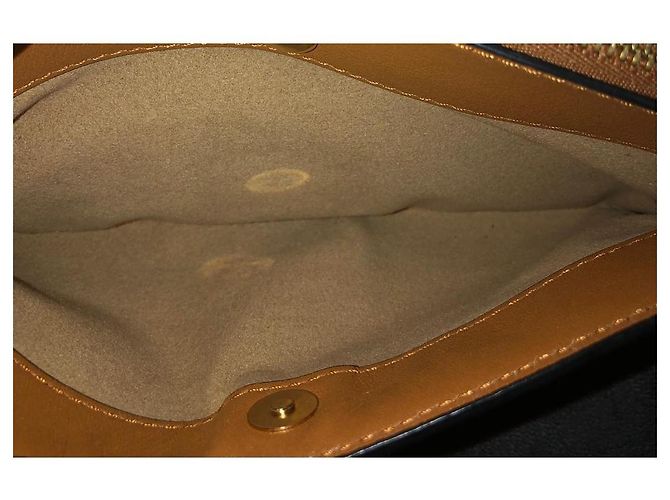 Clutch MCM Visetos in pelle Marrone - vista 12