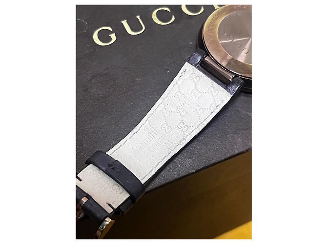 Gucci G-Timeless Uhr Braun Grau - Ansicht 8