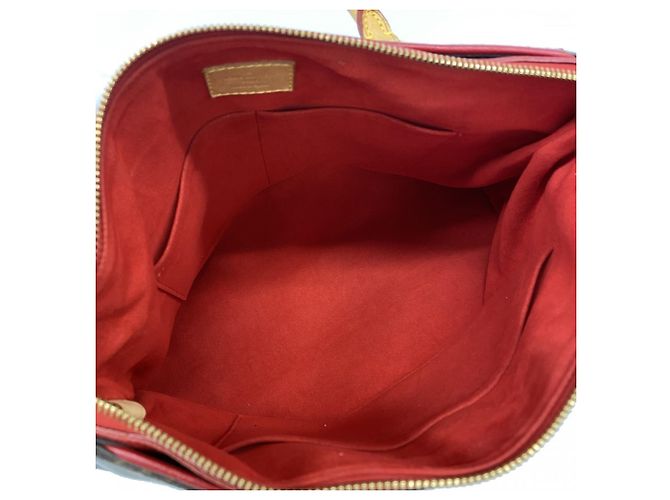 Borsa Pallas Monogram Louis Vuitton Marrone Fuschia - vista 4