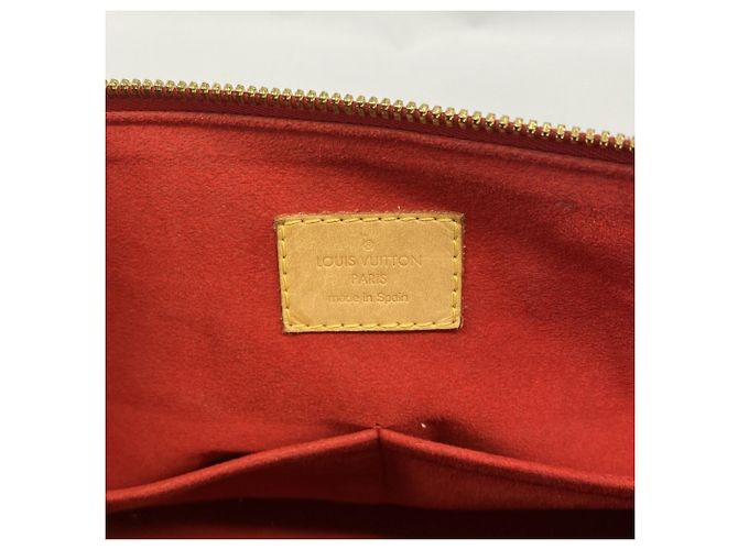 Borsa Pallas Monogram Louis Vuitton Marrone Fuschia - vista 5