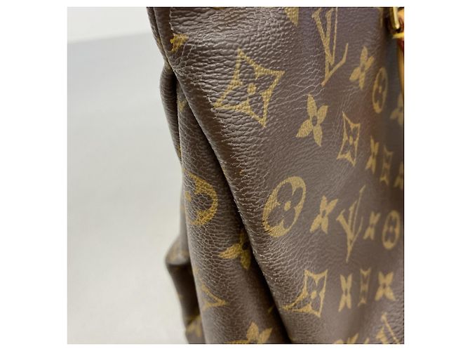 Borsa Pallas Monogram Louis Vuitton Marrone Fuschia - vista 7