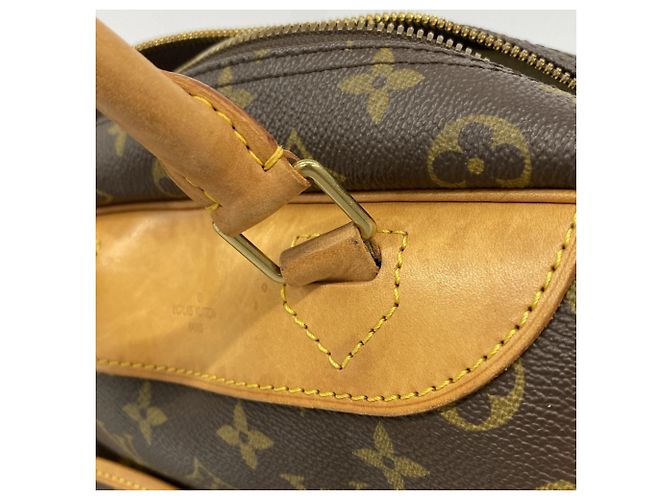 Borsa Deauville Monogram Louis Vuitton Marrone - vista 7