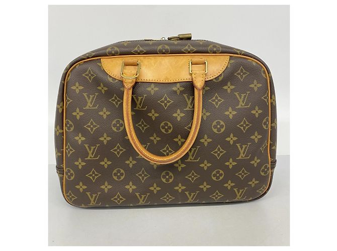 Borsa Deauville Monogram Louis Vuitton Marrone - vista 9