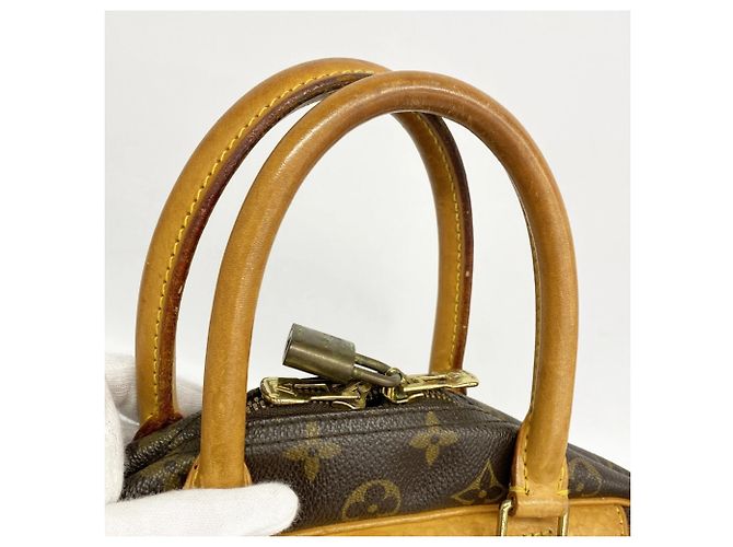 Borsa Deauville Monogram Louis Vuitton Marrone - vista 10