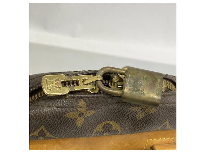 Borsa Deauville Monogram Louis Vuitton Marrone - vista 11