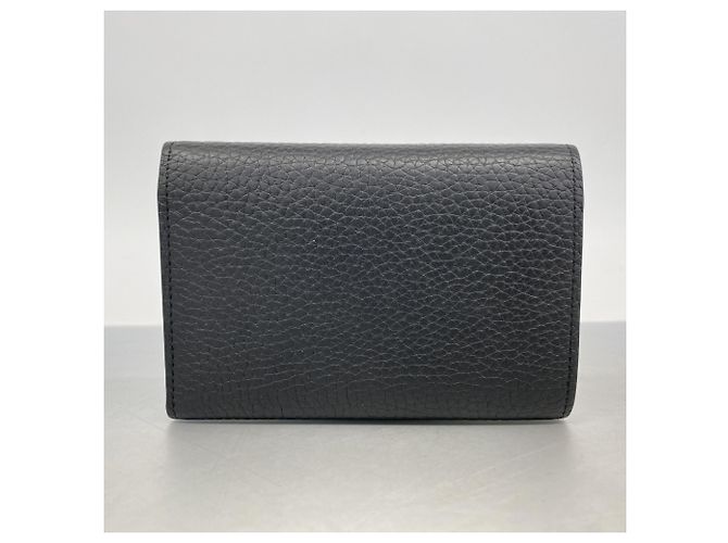 Capucines Portafoglio pieghevole Louis Vuitton in Noir Nero - vista 8