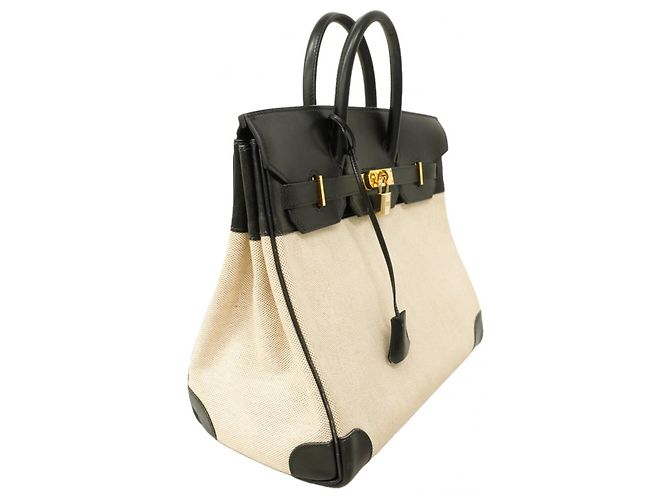 Borsa Haut à Courroies 32 di Hermès Nero - vista 2