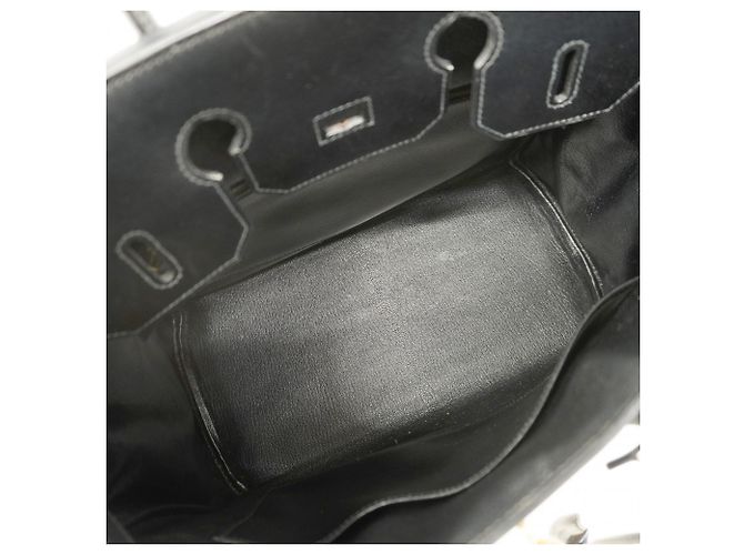 Borsa Haut à Courroies 32 di Hermès Nero - vista 4