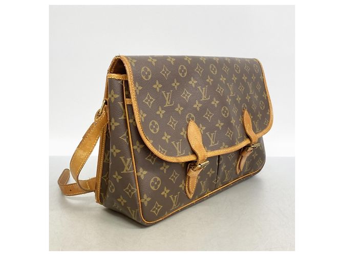 Borsa a Spalla Gibeciere GM Monogramma Louis Vuitton Marrone - vista 2
