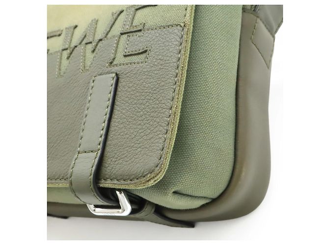 Borsa Militare Loewe XS Verde Cachi - vista 10